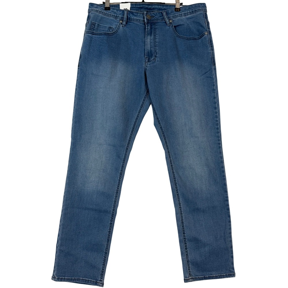 NWT Buffalo David‎ Bitton Adam Slim Stretch Jeans Mens 36x30 Blue Repreve Denim